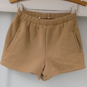 Tan Sweat Shorts